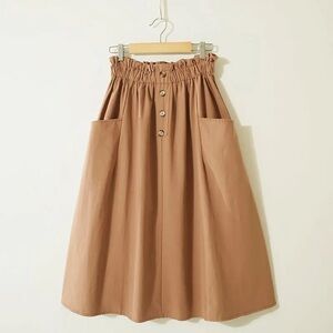 Elegant Tan Women's Skirt